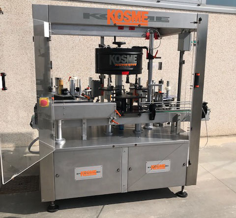 Etichettatrice automatica rotativa mod. ADESIVE COMPACT